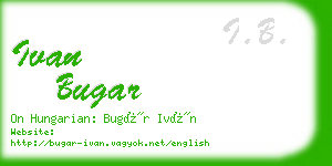 ivan bugar business card
